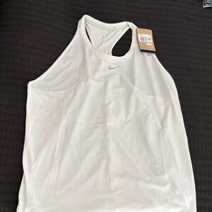 Nike White Athletic Tank Top